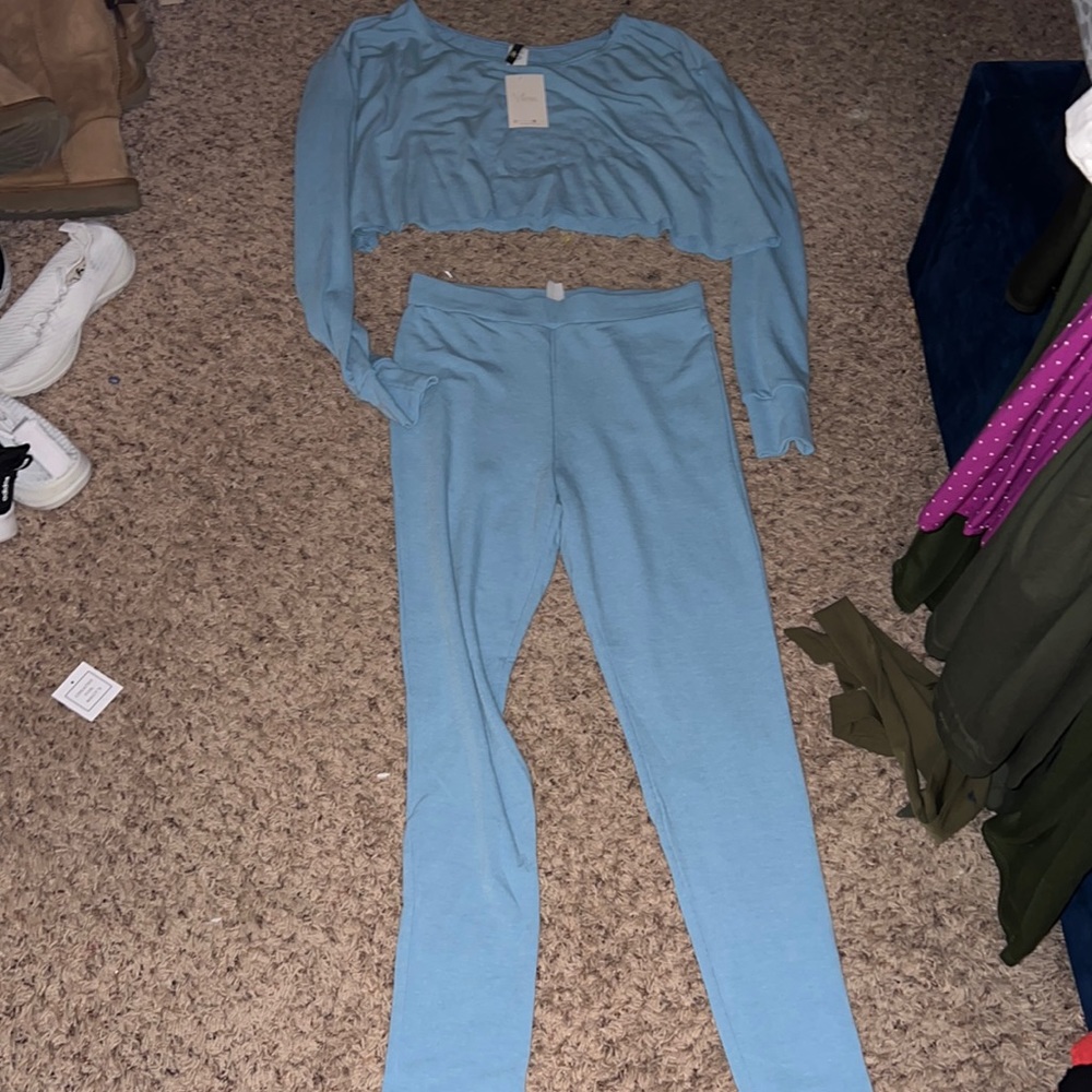 2 piece blue set!
